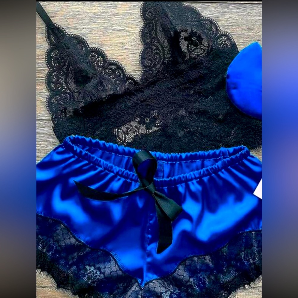 🌹Blue/Black Nighty